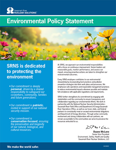 SRNS Environmental Policy Document