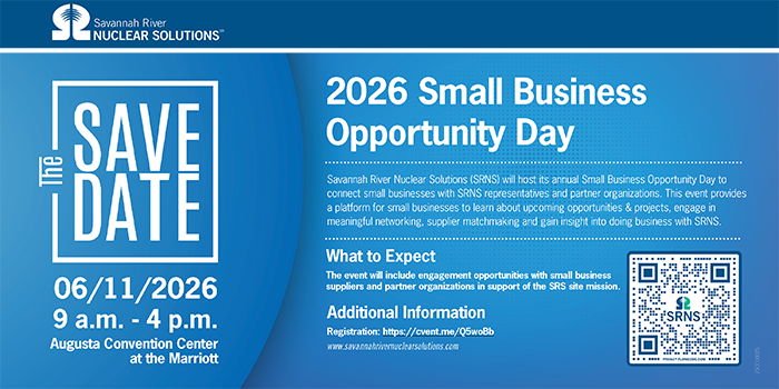SRNS 2026 Small Business Opportunity Day Save the Date