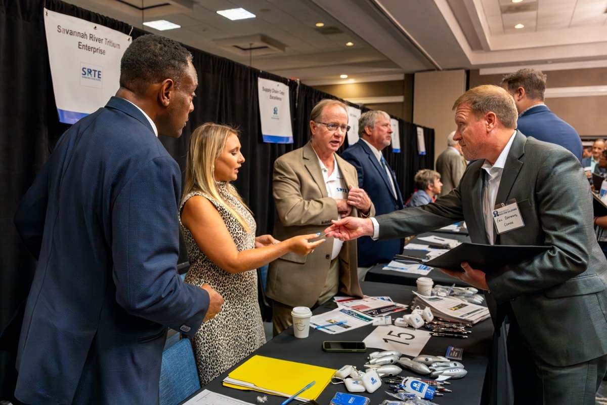 The event fostered meaningful connections between small businesses, diverse suppliers, and leading procurement stakeholders. Attendees met directly with department leads of key mission areas at the Savannah River Site.