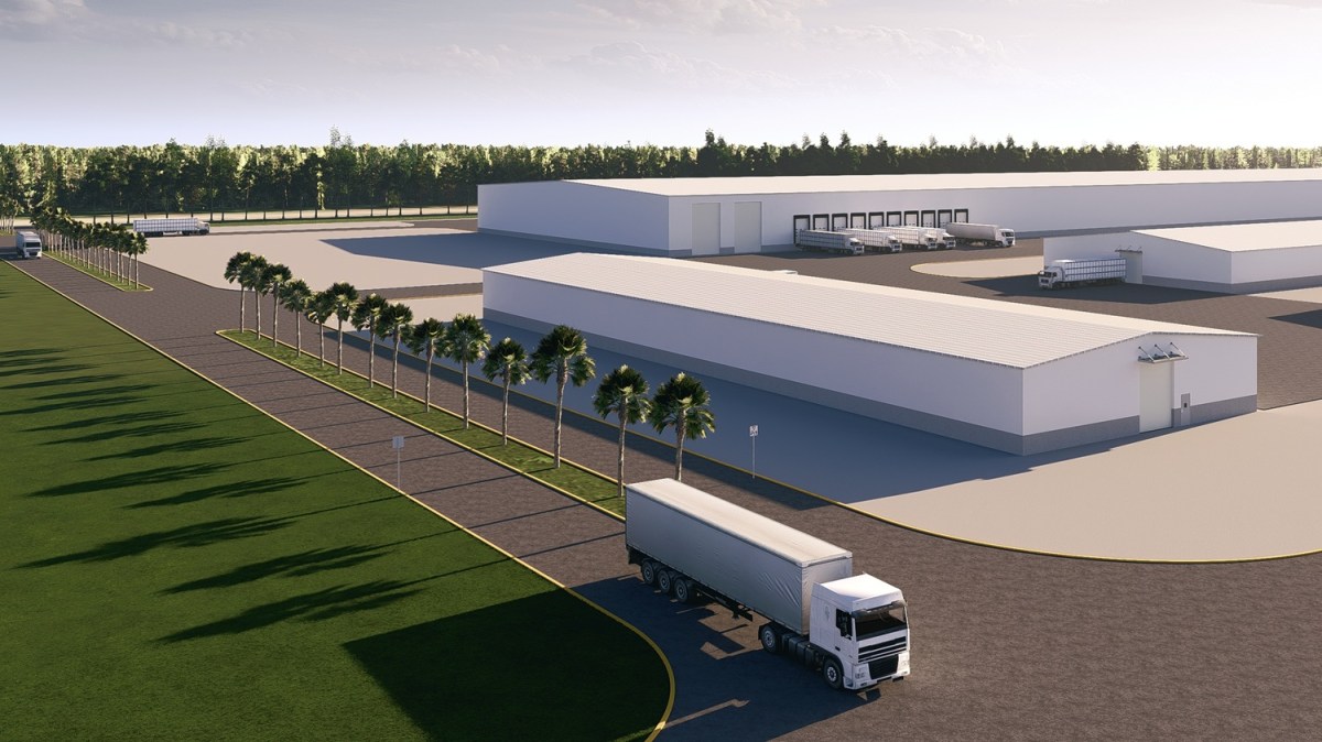A rendering of the proposed Jackson Warehouse Campus.
