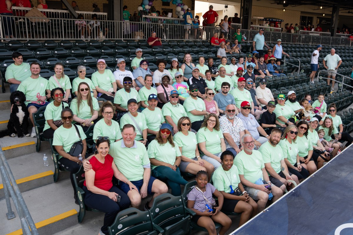 Savannah River Nuclear Solutions employees gather during the 2026 CSRA Heart Walk in support of the American Heart Association’s mission to improve heart health and save lives.