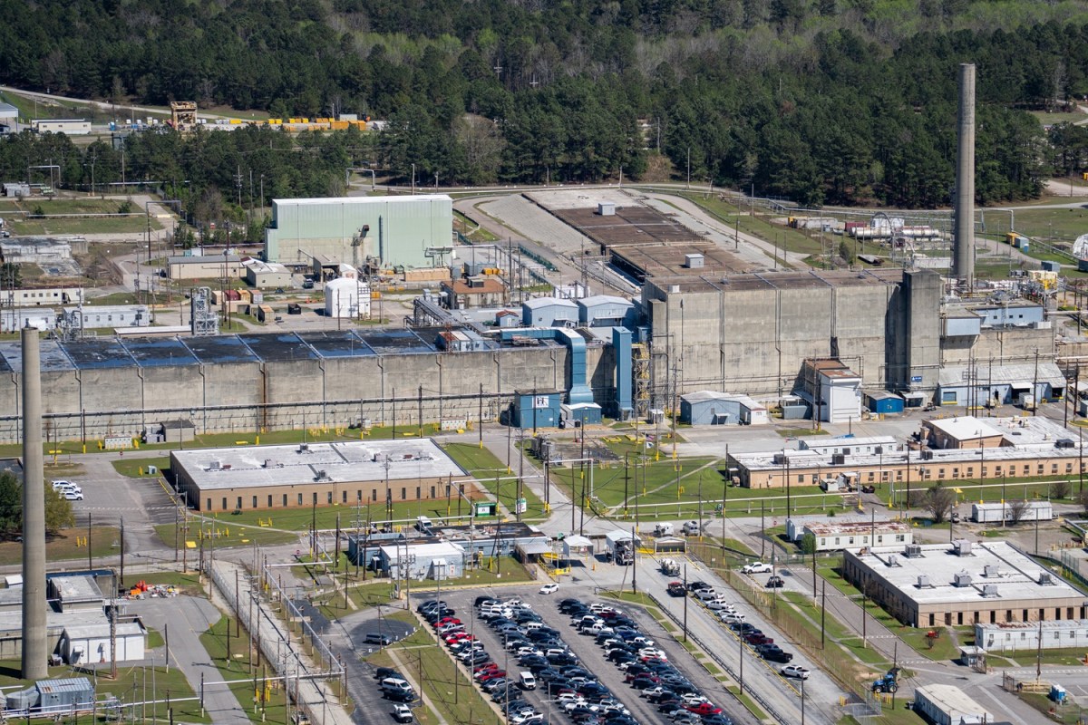 The Savannah River Site's H Canyon facility.