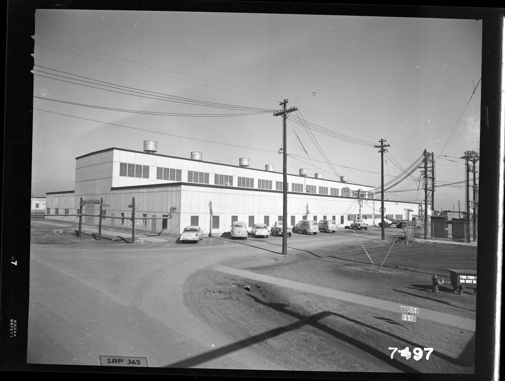 Historic exterior image of the facility in January 1953.